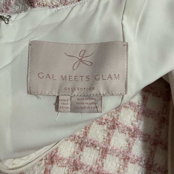 Anthropologie Gal Meets Glam Evangeline Windowpane Dress Sz 4 - Picture 10 of 11